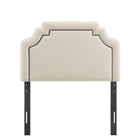 Modway Magnolia Stain-Resistant Performance Velvet Twin Size Headboard