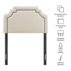 Modway Magnolia Stain-Resistant Performance Velvet Twin Size Headboard