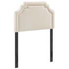 Modway Magnolia Stain-Resistant Performance Velvet Twin Size Headboard