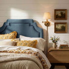 Modway Magnolia Stain-Resistant Performance Velvet Twin Size Headboard