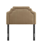 Modway Magnolia Stain-Resistant Performance Velvet Twin Size Headboard