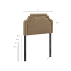 Modway Magnolia Stain-Resistant Performance Velvet Twin Size Headboard