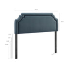 Modway Magnolia Stain-Resistant Performance Velvet Queen Size Headboard