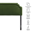 Modway Magnolia Stain-Resistant Performance Velvet Queen Size Headboard