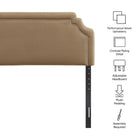 Modway Magnolia Stain-Resistant Performance Velvet Queen Size Headboard