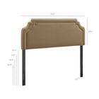 Modway Magnolia Stain-Resistant Performance Velvet Queen Size Headboard