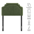 Modway Magnolia Upholstered Fabric Twin Size Headboard