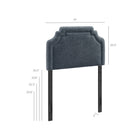 Modway Magnolia Upholstered Fabric Twin Size Headboard