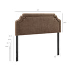 Modway Magnolia Upholstered Fabric Full Size Headboard