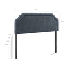 Modway Magnolia Upholstered Fabric Full Size Headboard
