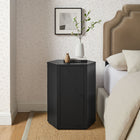 Modway Kade Faceted Wood Side Table