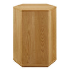 Modway Kade Faceted Wood Side Table