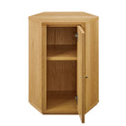Modway Kade Faceted Wood Side Table