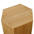 Modway Kade Faceted Wood Side Table