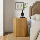 Modway Kade Faceted Wood Side Table