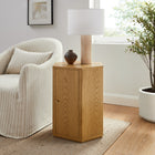Modway Kade Faceted Wood Side Table