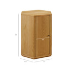 Modway Kade Faceted Wood Side Table