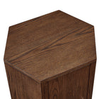 Modway Kade Faceted Wood Side Table