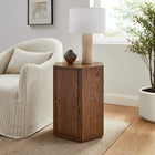 Modway Kade Faceted Wood Side Table