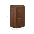 Modway Kade Faceted Wood Side Table