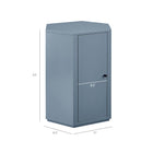 Modway Kade Faceted Semi-Gloss Side Table