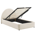 Modway Resort Twin Arched Performance Velvet Storage Platform Bed Frame