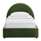 Modway Resort Twin Arched Performance Velvet Storage Platform Bed Frame