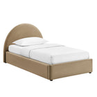 Modway Resort Twin Arched Performance Velvet Storage Platform Bed Frame
