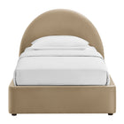 Modway Resort Twin Arched Performance Velvet Storage Platform Bed Frame