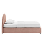 Modway Resort Twin Arched Upholstered Fabric Storage Platform Bed Frame