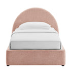 Modway Resort Twin Arched Upholstered Fabric Storage Platform Bed Frame