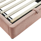 Modway Resort Twin Arched Upholstered Fabric Storage Platform Bed Frame
