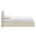 Modway Resort Twin Arched Upholstered Fabric Storage Platform Bed Frame
