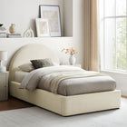 Modway Resort Twin Arched Upholstered Fabric Storage Platform Bed Frame