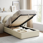 Modway Resort Twin Arched Upholstered Fabric Storage Platform Bed Frame