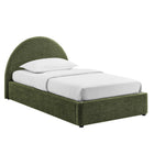 Modway Resort Twin Arched Upholstered Fabric Storage Platform Bed Frame