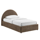 Modway Resort Twin Arched Upholstered Fabric Storage Platform Bed Frame