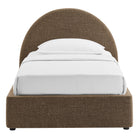 Modway Resort Twin Arched Upholstered Fabric Storage Platform Bed Frame