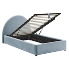 Modway Resort Twin Arched Upholstered Fabric Storage Platform Bed Frame