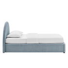 Modway Resort Twin Arched Upholstered Fabric Storage Platform Bed Frame