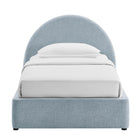Modway Resort Twin Arched Upholstered Fabric Storage Platform Bed Frame
