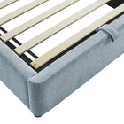 Modway Resort Twin Arched Upholstered Fabric Storage Platform Bed Frame