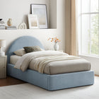 Modway Resort Twin Arched Upholstered Fabric Storage Platform Bed Frame