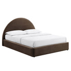 Modway Resort Full Arched Performance Velvet Storage Platform Bed Frame