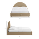 Modway Resort Full Arched Performance Velvet Storage Platform Bed Frame