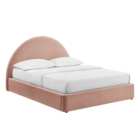 Modway Resort Full Arched Upholstered Fabric Storage Platform Bed Frame