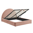 Modway Resort Full Arched Upholstered Fabric Storage Platform Bed Frame
