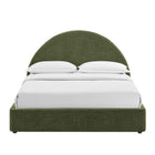 Modway Resort Full Arched Upholstered Fabric Storage Platform Bed Frame