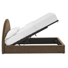 Modway Resort Full Arched Upholstered Fabric Storage Platform Bed Frame