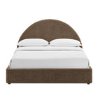 Modway Resort Full Arched Upholstered Fabric Storage Platform Bed Frame